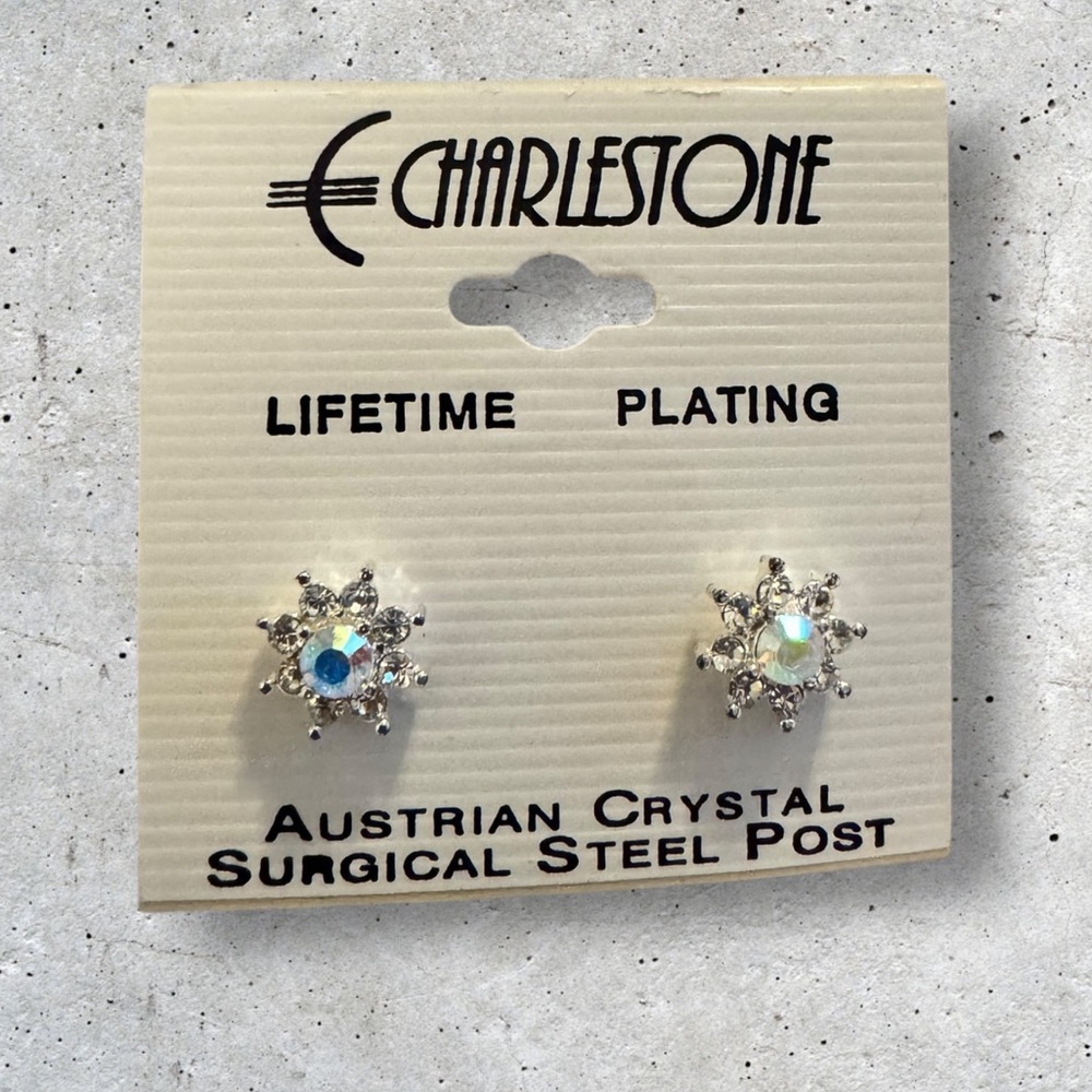 Aurora Borealis Crystal Earrings